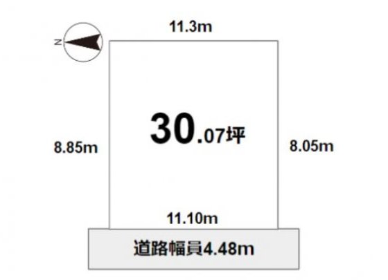奈良市高畑町【建築条件なし土地・限定1区画】