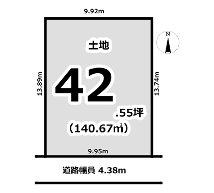 仲介手数料不要! 条件付き土地 橿原市地黄町Ⅲ【建築条件付き土地・限定1区画】