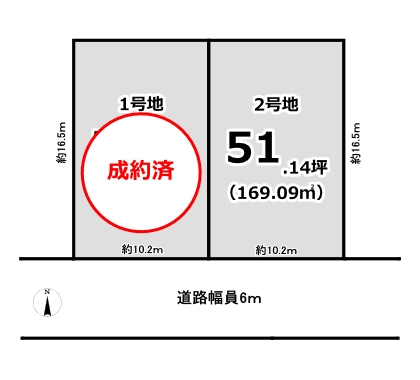 仲介手数料不要！奈良市右京3丁目Ⅴ【建築条件付き土地・限定1区画】